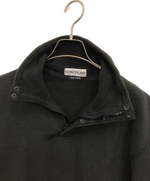 STONE ISLAND（ストーンアイランド）STONE ISLAND (ストーンアイランド) ハーフジップスウェット グリーン サイズ:Sの古着・服飾アイテム