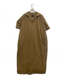 VERMEIL par iena（ヴェルメイユ パー イエナ）の古着「半袖ワンピース」｜グリーン
