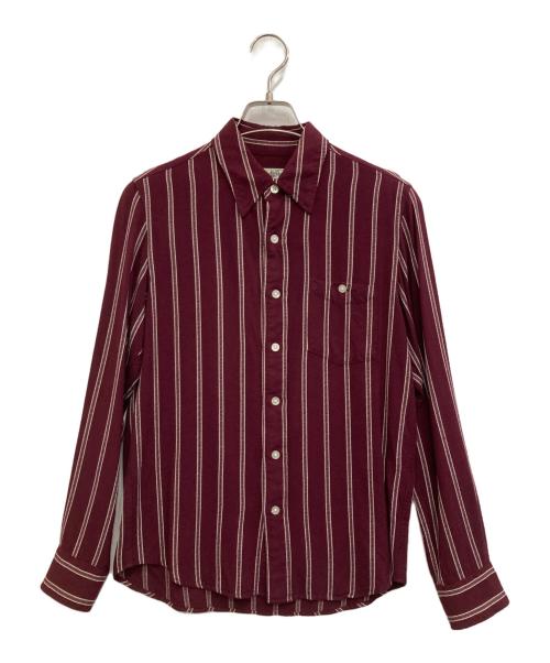 WACKO MARIA（ワコマリア）WACKO MARIA (ワコマリア) ストライプシャツ レッド サイズ:Ｓの古着・服飾アイテム