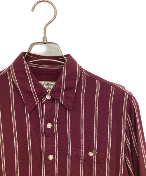 WACKO MARIA（ワコマリア）WACKO MARIA (ワコマリア) ストライプシャツ レッド サイズ:Ｓの古着・服飾アイテム
