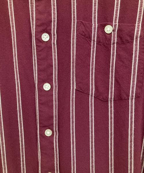 WACKO MARIA（ワコマリア）WACKO MARIA (ワコマリア) ストライプシャツ レッド サイズ:Ｓの古着・服飾アイテム