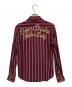 WACKO MARIA (ワコマリア) ストライプシャツ レッド サイズ:Ｓ：6000円