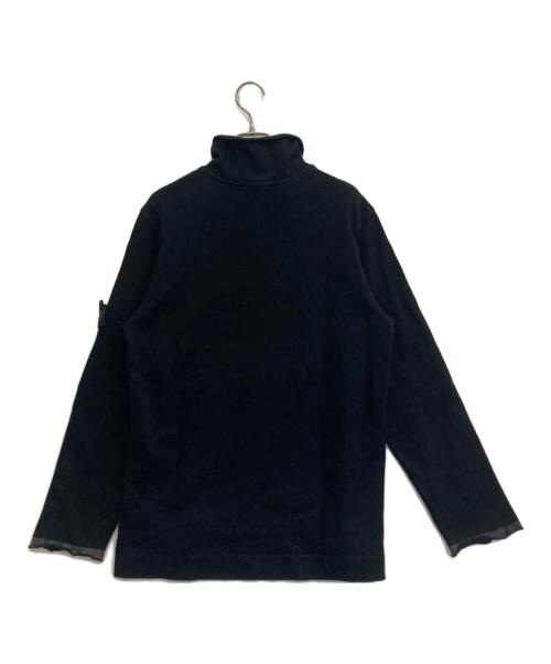 STONE ISLAND（ストーンアイランド）STONE ISLAND (ストーンアイランド) ハーフジップニット ブラック サイズ:Sの古着・服飾アイテム