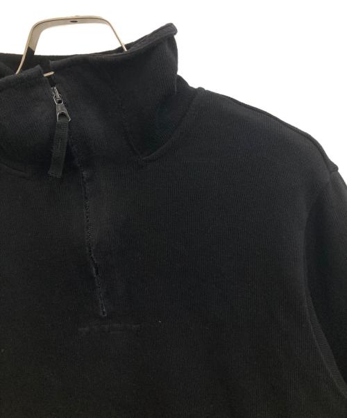 STONE ISLAND（ストーンアイランド）STONE ISLAND (ストーンアイランド) ハーフジップニット ブラック サイズ:Sの古着・服飾アイテム