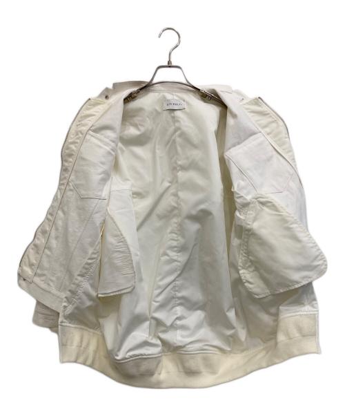 STUMBL（スタンブル）STUMBL (スタンブル) ハイブリッドニューデニムジャケット ホワイト サイズ:36の古着・服飾アイテム