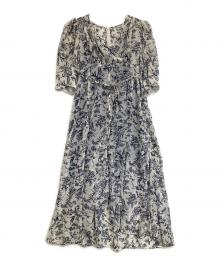 stola.（ストラ）の古着「半袖ワンピース」｜ホワイト×ブルー