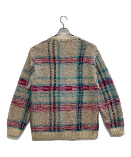 SUPREME（シュプリーム）Supreme (シュプリーム) Brushed Plaid Sweater アイボリー サイズ:XLの古着・服飾アイテム