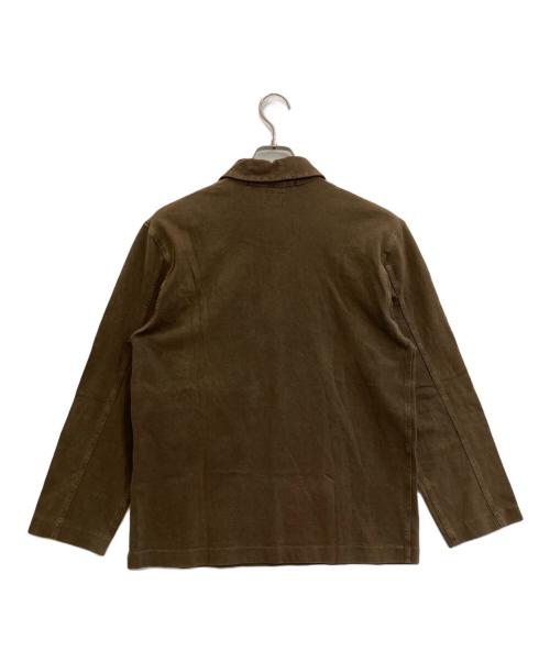 C.P COMPANY（シーピーカンパニー）C.P COMPANY (シーピーカンパニー) ハーフジップポロシャツ ブラウン サイズ:Sの古着・服飾アイテム