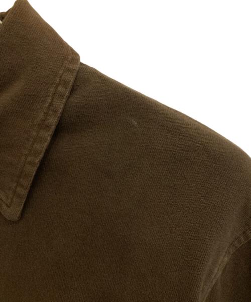 C.P COMPANY（シーピーカンパニー）C.P COMPANY (シーピーカンパニー) ハーフジップポロシャツ ブラウン サイズ:Sの古着・服飾アイテム