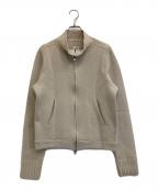 C.P COMPANYシーピーカンパニー）の古着「ジップアップニット」｜ベージュ