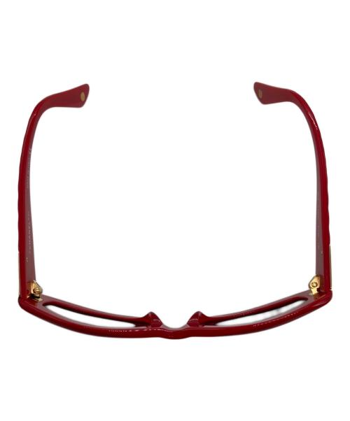 CHANEL（シャネル）CHANEL (シャネル) スクエアサングラス レッド サイズ:51-20の古着・服飾アイテム