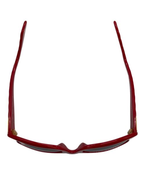 CHANEL（シャネル）CHANEL (シャネル) スクエアサングラス レッド サイズ:51-20の古着・服飾アイテム