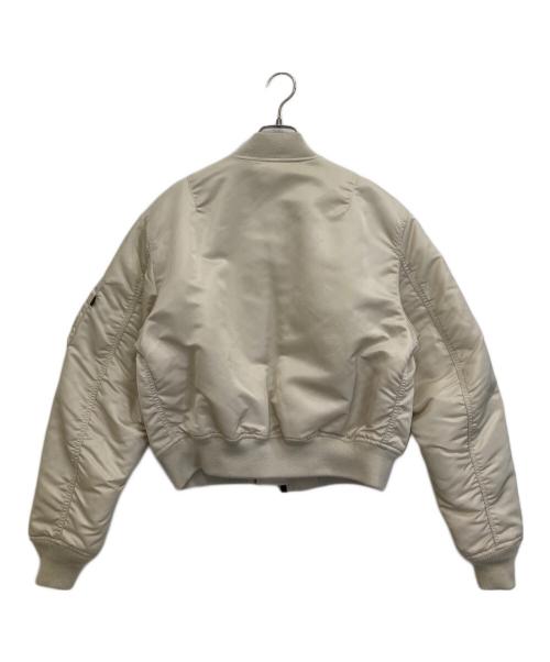 ALPHA（アルファ）ALPHA (アルファ) フライトジャケット アイボリー サイズ:Mの古着・服飾アイテム