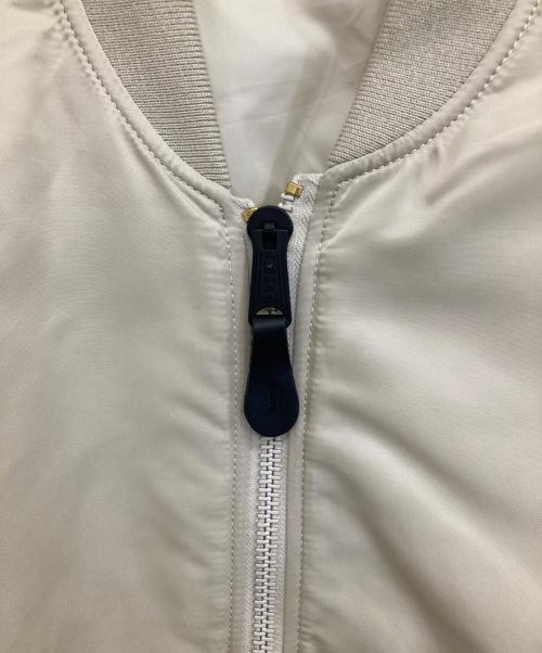 ALPHA（アルファ）ALPHA (アルファ) フライトジャケット アイボリー サイズ:Mの古着・服飾アイテム
