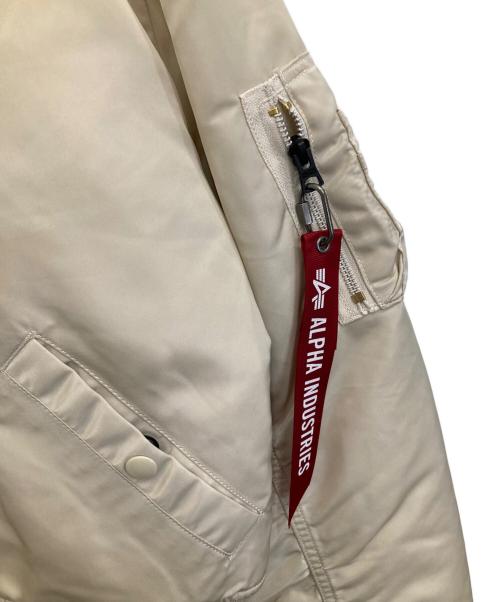 ALPHA（アルファ）ALPHA (アルファ) フライトジャケット アイボリー サイズ:Mの古着・服飾アイテム