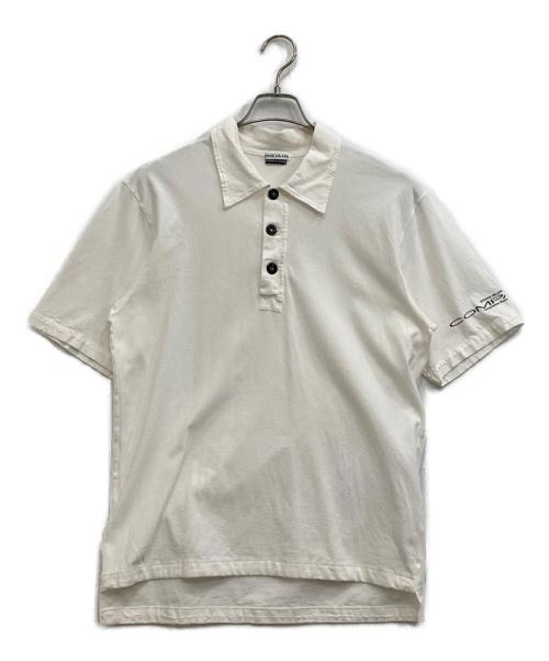 STONE ISLAND（ストーンアイランド）STONE ISLAND (ストーンアイランド) ポロシャツ ホワイト サイズ:Sの古着・服飾アイテム