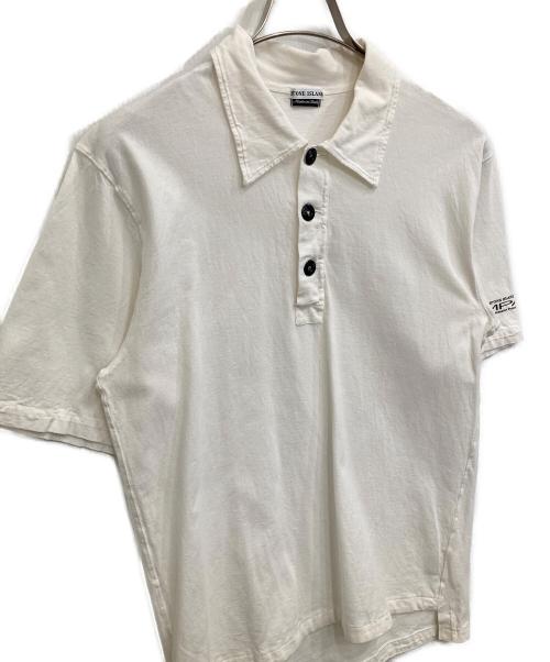 STONE ISLAND（ストーンアイランド）STONE ISLAND (ストーンアイランド) ポロシャツ ホワイト サイズ:Sの古着・服飾アイテム