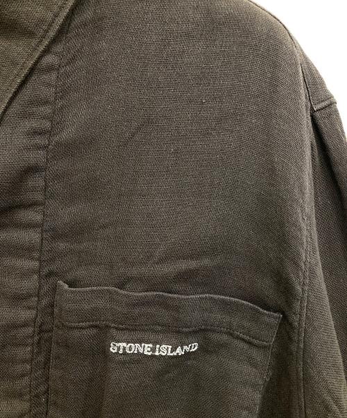 STONE ISLAND（ストーンアイランド）STONE ISLAND (ストーンアイランド) 半袖シャツ ブラウン サイズ:Sの古着・服飾アイテム