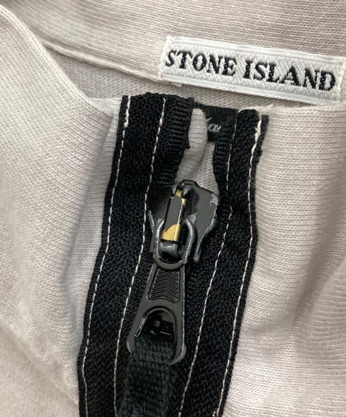 STONE ISLAND（ストーンアイランド）STONE ISLAND (ストーンアイランド) ハーフジップカットソー グレー サイズ:Mの古着・服飾アイテム