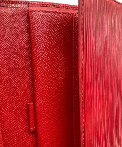 LOUIS VUITTON（ルイ ヴィトン）LOUIS VUITTON (ルイ ヴィトン) 3つ折り長財布 レッドの古着・服飾アイテム