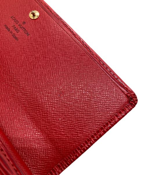 LOUIS VUITTON（ルイ ヴィトン）LOUIS VUITTON (ルイ ヴィトン) 3つ折り長財布 レッドの古着・服飾アイテム