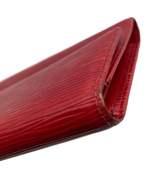 LOUIS VUITTON（ルイ ヴィトン）LOUIS VUITTON (ルイ ヴィトン) 3つ折り長財布 レッドの古着・服飾アイテム
