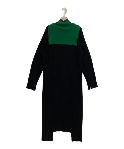 UN3D.（アンスリード）UN3D. (アンスリード) ニットワンピース ブラック サイズ:36の古着・服飾アイテム