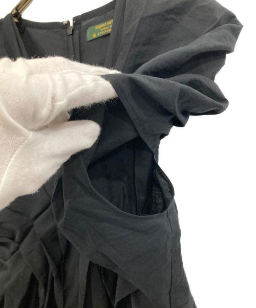 support surface（サポートサーフェス）support surface (サポートサーフェス) 半袖ワンピース ブラックの古着・服飾アイテム
