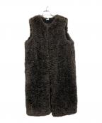 Gypsohilaジプソフィア）の古着「Teddy Vest」｜ブラック