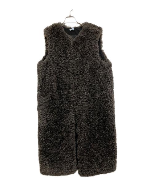 Gypsohila（ジプソフィア）Gypsohila (ジプソフィア) Teddy Vest ブラック サイズ:FREEの古着・服飾アイテム