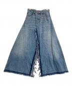 MM6 Maison Margielaエムエムシックスメゾンマルジェラ）の古着「デニムスカート」｜インディゴ