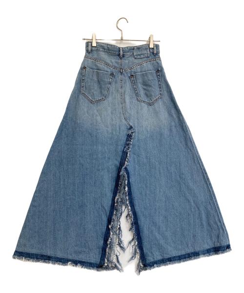 MM6 Maison Margiela（エムエムシックスメゾンマルジェラ）MM6 Maison Margiela (エムエムシックスメゾンマルジェラ) デニムスカート インディゴ サイズ:38の古着・服飾アイテム