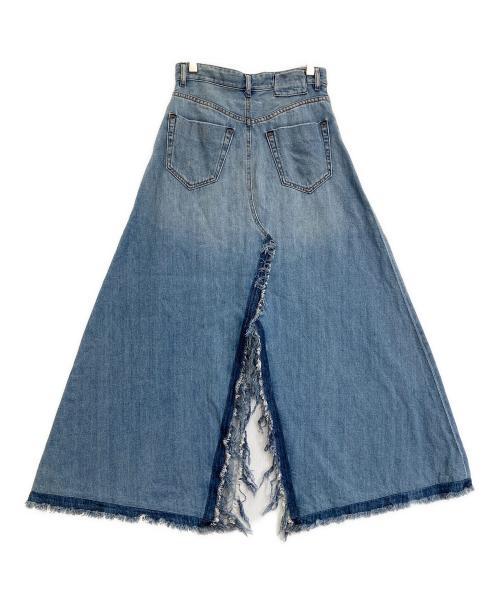 MM6 Maison Margiela（エムエムシックスメゾンマルジェラ）MM6 Maison Margiela (エムエムシックスメゾンマルジェラ) デニムスカート インディゴ サイズ:38の古着・服飾アイテム