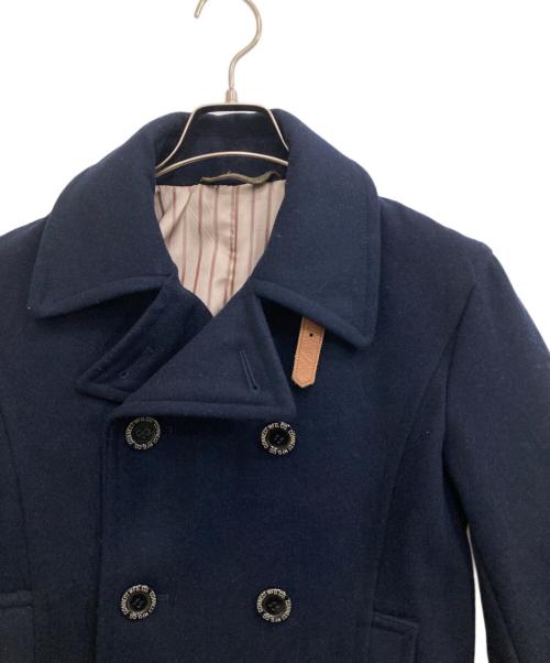 Pherrow's（フェローズ）Pherrow's (フェローズ) スタンドカラーPコート ネイビー サイズ:Sの古着・服飾アイテム