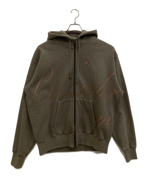 BOILER ROOM（ボイラールーム）BOILER ROOM (ボイラールーム) ジップパーカー オリーブ サイズ:Lの古着・服飾アイテム