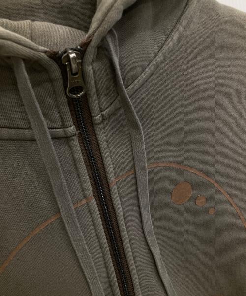 BOILER ROOM（ボイラールーム）BOILER ROOM (ボイラールーム) ジップパーカー オリーブ サイズ:Lの古着・服飾アイテム