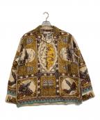 BINDU×JOURNAL STANDARDビンドゥ×ジャーナルスタンダード）の古着「フランネル パターン シャツ」｜イエロー