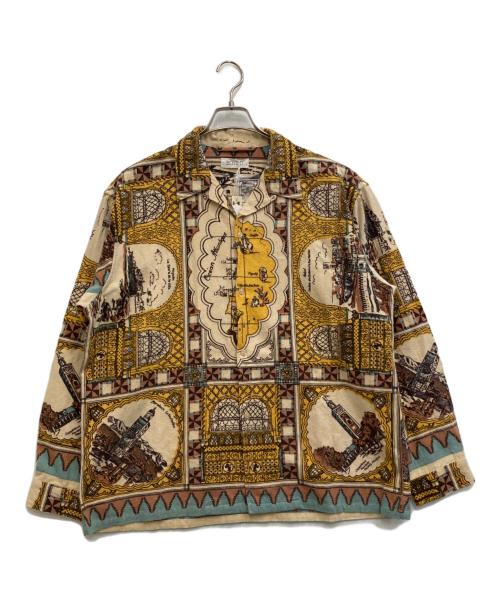 BINDU（ビンドゥ）BINDU (ビンドゥ) JOURNAL STANDARD (ジャーナルスタンダード) フランネル パターン シャツ イエロー サイズ:Lの古着・服飾アイテム