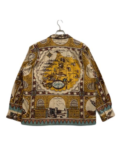 BINDU（ビンドゥ）BINDU (ビンドゥ) JOURNAL STANDARD (ジャーナルスタンダード) フランネル パターン シャツ イエロー サイズ:Lの古着・服飾アイテム