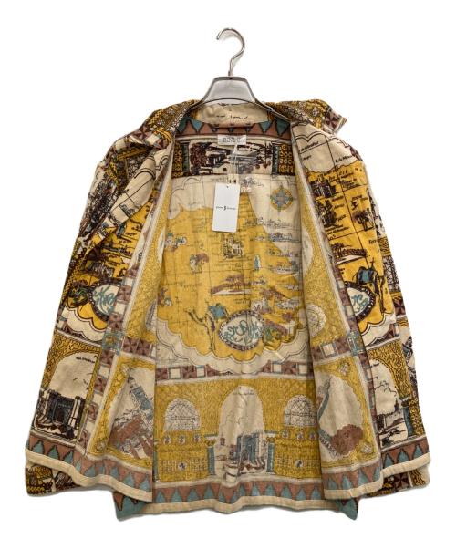 BINDU（ビンドゥ）BINDU (ビンドゥ) JOURNAL STANDARD (ジャーナルスタンダード) フランネル パターン シャツ イエロー サイズ:Lの古着・服飾アイテム