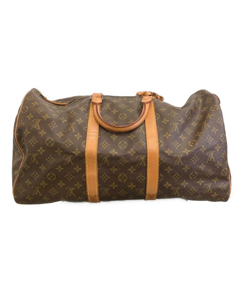 LOUIS VUITTON（ルイ ヴィトン）LOUIS VUITTON (ルイ ヴィトン) トラベルバッグ ブラウンの古着・服飾アイテム