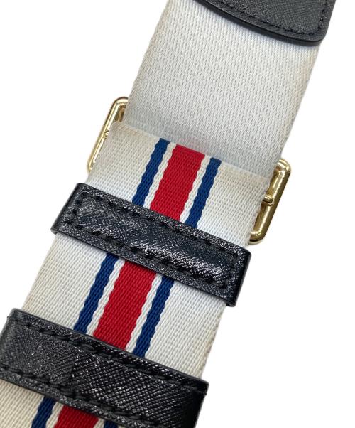 THE MARC JACOBS（ザマークジェイコブス）the marc jacobs (ザマークジェイコブス) スナップショットショルダーバッグ ベージュ×レッドの古着・服飾アイテム