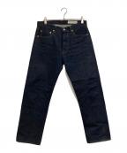 BONCOURAボンクラ）の古着「セルビッチデニムパンツ」｜インディゴ