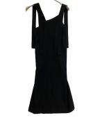 ENFOLDエンフォルド）の古着「STRAIGHT JUMPER-SKIRT」｜ブラック