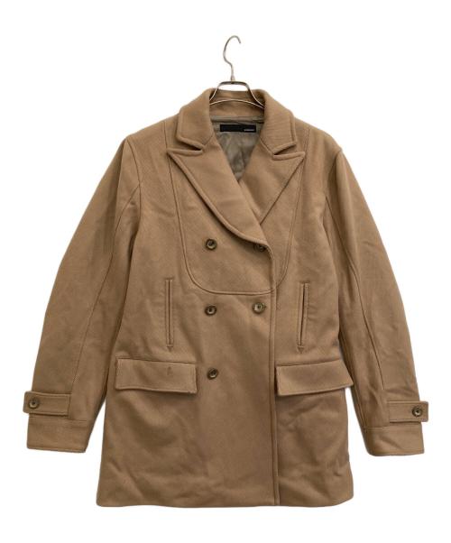 yoshio kubo（ヨシオクボ）yoshio kubo (ヨシオクボ) ウールカシミヤコート ベージュ サイズ:3の古着・服飾アイテム
