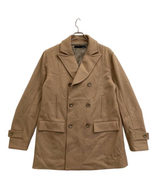 yoshio kubo（ヨシオクボ）yoshio kubo (ヨシオクボ) ウールカシミヤコート ベージュ サイズ:3の古着・服飾アイテム