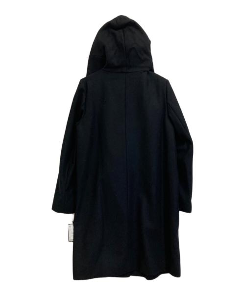 Aga（アーガ）Aga (アーガ) ウールラップコート ブラック サイズ:9号の古着・服飾アイテム