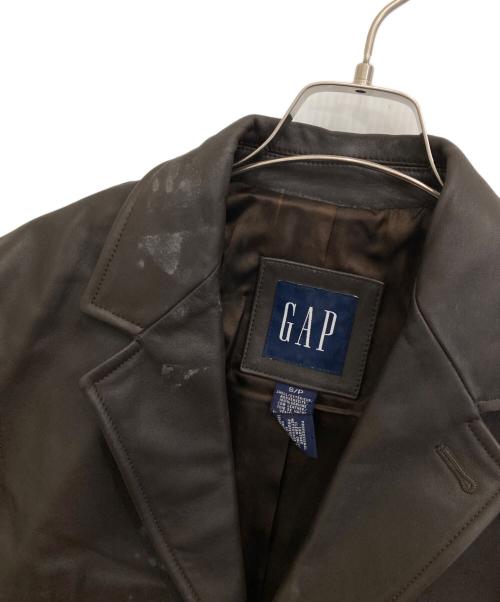 GAP（ギャップ）GAP (ギャップ) レザージャケット ブラウン サイズ:Sの古着・服飾アイテム