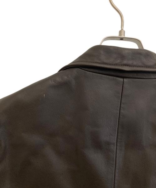 GAP（ギャップ）GAP (ギャップ) レザージャケット ブラウン サイズ:Sの古着・服飾アイテム