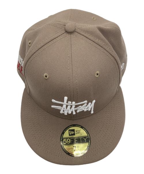 stussy（ステューシー）stussy (ステューシー) New Era (ニューエラ) キャップ ベージュの古着・服飾アイテム
